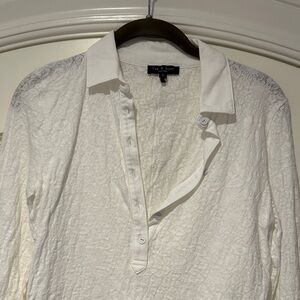 Rag & Bone Cream Textured Woman’s Shirt